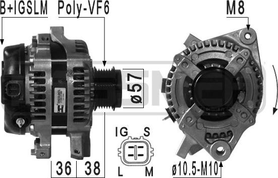 ERA 210978 - Alternateur cwaw.fr