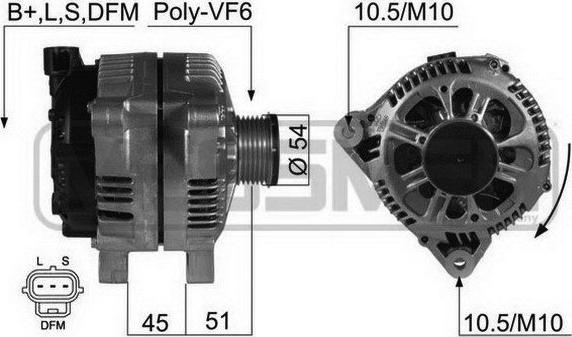 ERA 210433 - Alternateur cwaw.fr