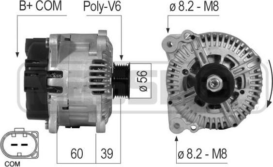 ERA 210551 - Alternateur cwaw.fr