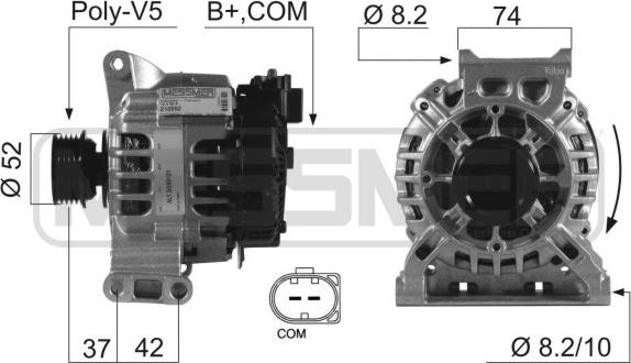 ERA 210552 - Alternateur cwaw.fr