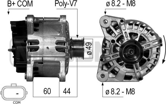 ERA 210698 - Alternateur cwaw.fr