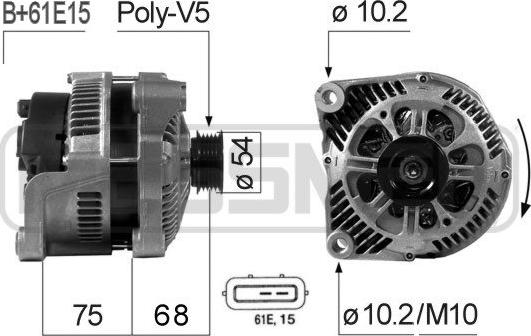 ERA 210669 - Alternateur cwaw.fr