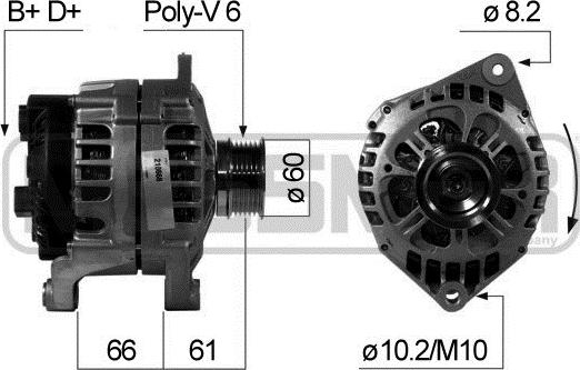 ERA 210668 - Alternateur cwaw.fr