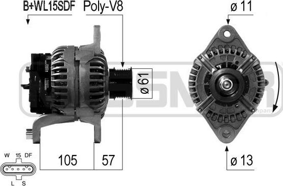 ERA 210674 - Alternateur cwaw.fr