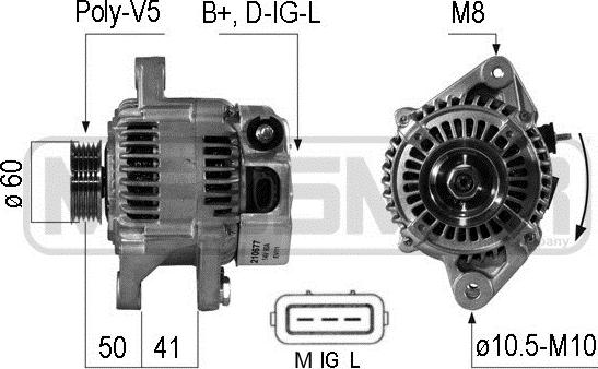 ERA 210677 - Alternateur cwaw.fr