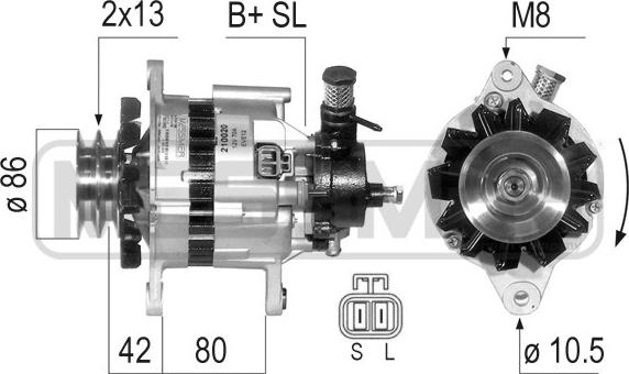 ERA 210020A - Alternateur cwaw.fr