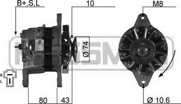 ERA 210101R - Alternateur cwaw.fr