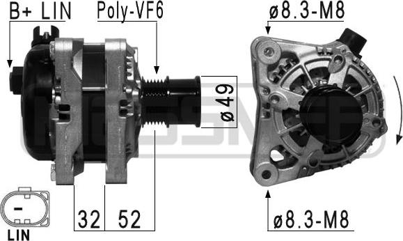 ERA 210874 - Alternateur cwaw.fr