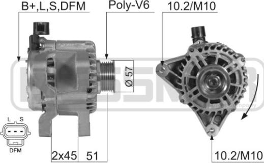 ERA 210360 - Alternateur cwaw.fr