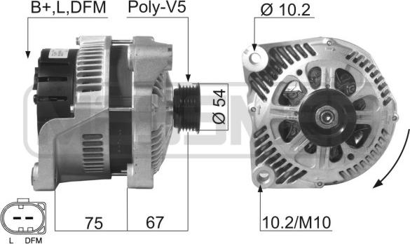 ERA 210260 - Alternateur cwaw.fr