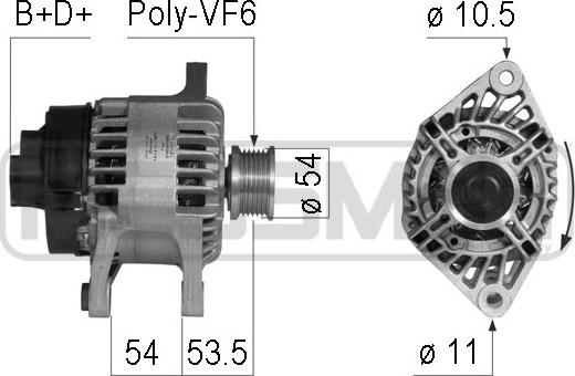 ERA 210751 - Alternateur cwaw.fr