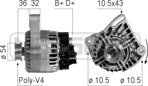 ERA 210757 - Alternateur cwaw.fr