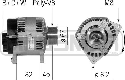 ERA 210762 - Alternateur cwaw.fr