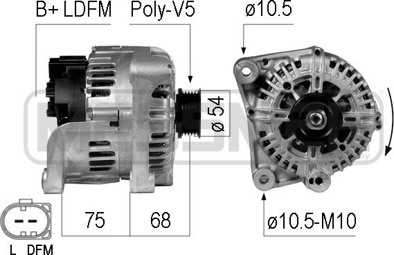 ERA 210736 - Alternateur cwaw.fr