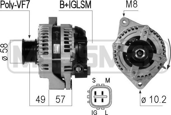 ERA 210775A - Alternateur cwaw.fr