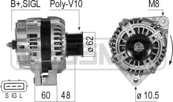 ERA 210772 - Alternateur cwaw.fr