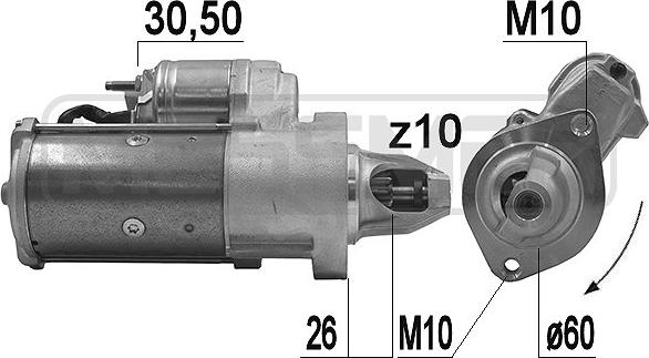 ERA 220968 - Démarreur cwaw.fr