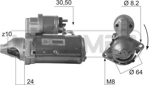 ERA 220432 - Démarreur cwaw.fr