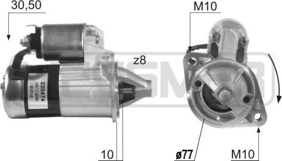 ERA 220474A - Démarreur cwaw.fr