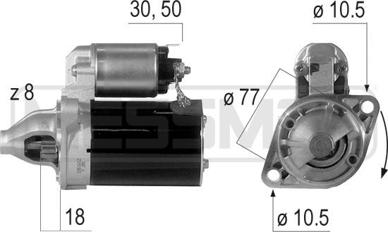 ERA 220595 - Démarreur cwaw.fr