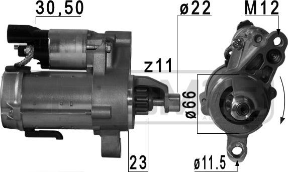 ERA 220666 - Démarreur cwaw.fr