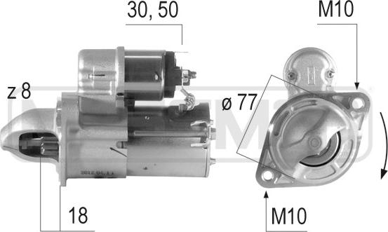 ERA 220615A - Démarreur cwaw.fr