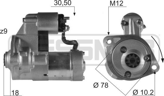 ERA 220048 - Démarreur cwaw.fr