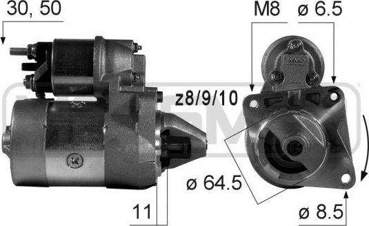 ERA 220014 - Démarreur cwaw.fr