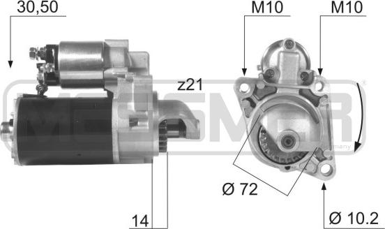 ERA 220034A - Démarreur cwaw.fr