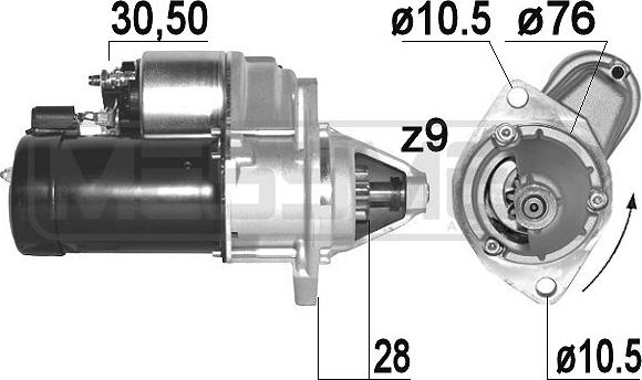 ERA 220887A - Démarreur cwaw.fr