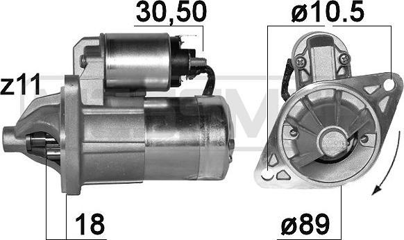 ERA 220823A - Démarreur cwaw.fr