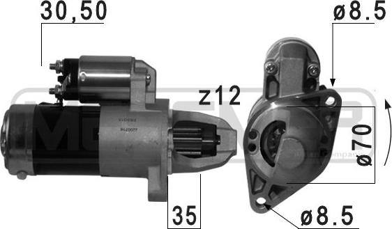 ERA 220716A - Démarreur cwaw.fr