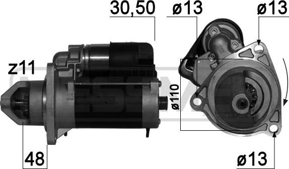 ERA 220724A - Démarreur cwaw.fr