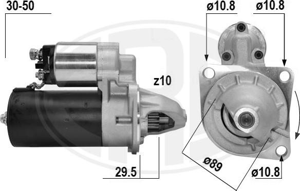 ERA 221080A - Démarreur cwaw.fr