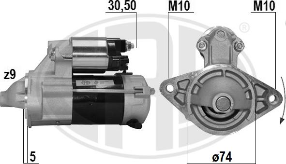 ERA 221082A - Démarreur cwaw.fr