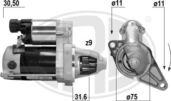 ERA 221074A - Démarreur cwaw.fr