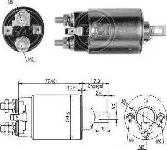 ERA 227658 - Contacteur, démarreur cwaw.fr