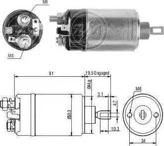 ERA 227259 - Contacteur, démarreur cwaw.fr