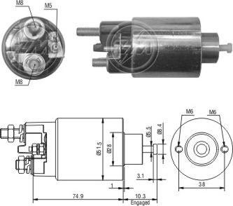 ERA ZM993 - Contacteur, démarreur cwaw.fr