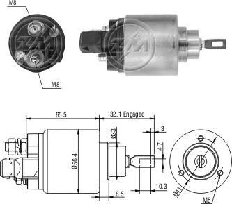 ERA ZM972 - Contacteur, démarreur cwaw.fr