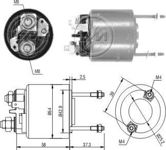 ERA ZM594 - Contacteur, démarreur cwaw.fr