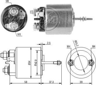 ERA ZM595 - Contacteur, démarreur cwaw.fr