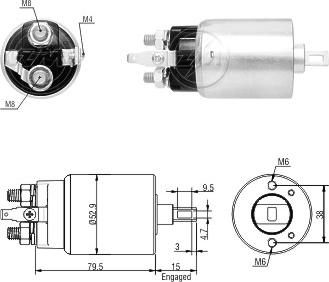 ERA ZM5981 - Contacteur, démarreur cwaw.fr