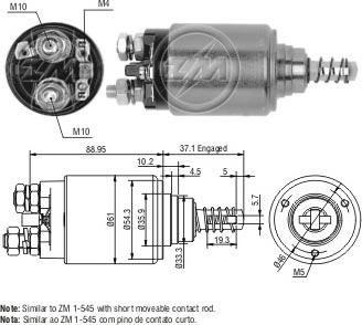 ERA ZM545 - Contacteur, démarreur cwaw.fr