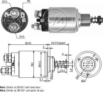 ERA ZM547 - Contacteur, démarreur cwaw.fr