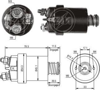 ERA ZM560 - Contacteur, démarreur cwaw.fr