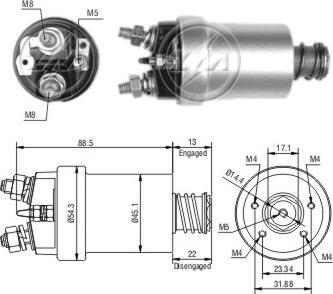 ERA ZM561 - Contacteur, démarreur cwaw.fr