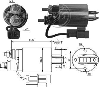 ERA ZM585 - Contacteur, démarreur cwaw.fr