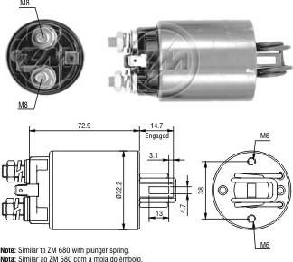 ERA ZM581 - Contacteur, démarreur cwaw.fr