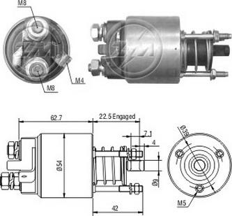 ERA ZM5395 - Contacteur, démarreur cwaw.fr